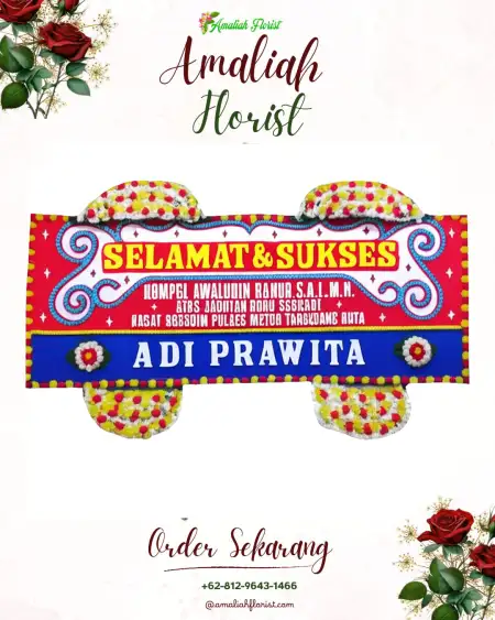 Papan Bunga Ucapan Selamat Setu