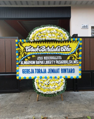 Papan Bunga Duka di Setu